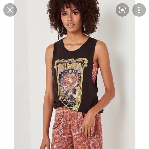 💥HOST PICK!!!💥 Spell Wild Child black tank top muscle tank - Picture 2 of 8